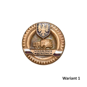 Odznaka wzorowy kierowca - brązowa