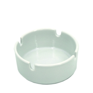 Popielnica  PORCELANOWA BIAŁA